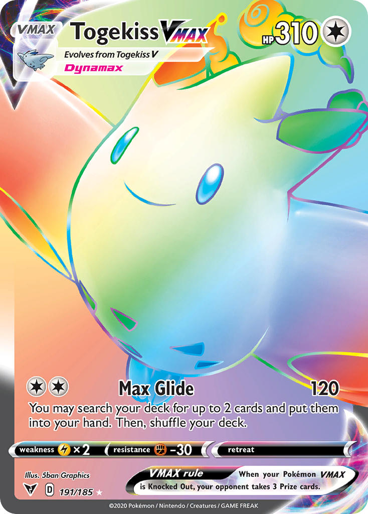 Togekiss VMAX (191/185) [Sword & Shield: Vivid Voltage] | Golgari Games