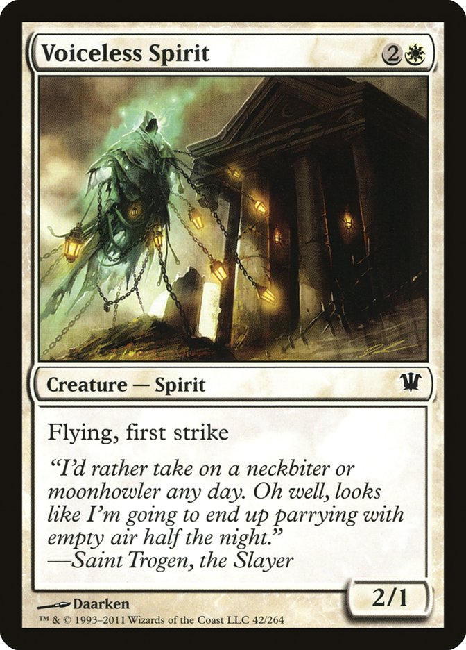 Voiceless Spirit [Innistrad] | Golgari Games