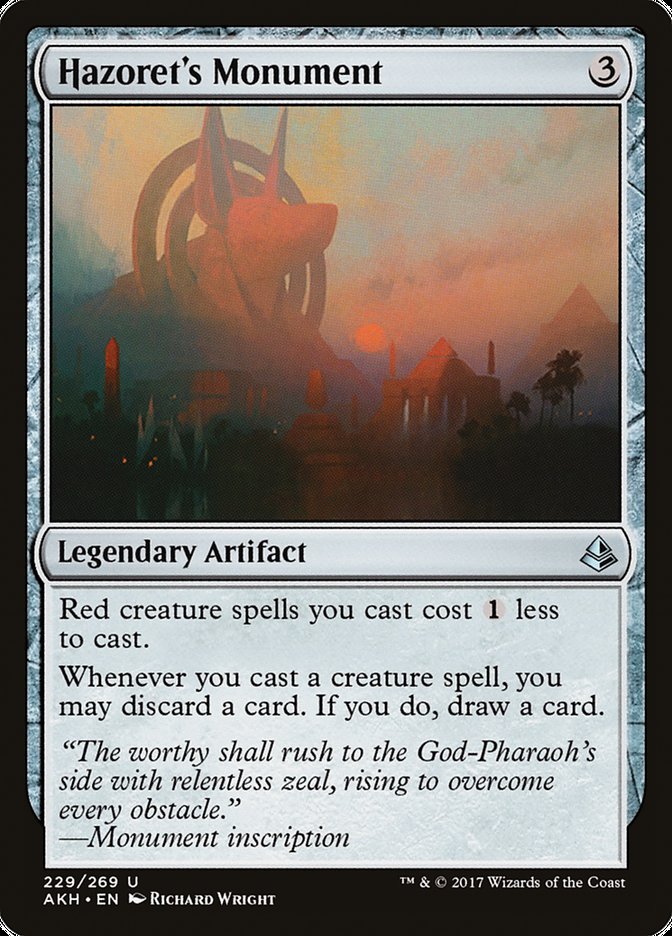 Hazoret's Monument [Amonkhet] | Local Legends