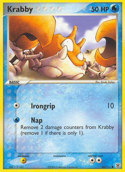 Krabby (66/112) [EX: FireRed & LeafGreen] | Golgari Games