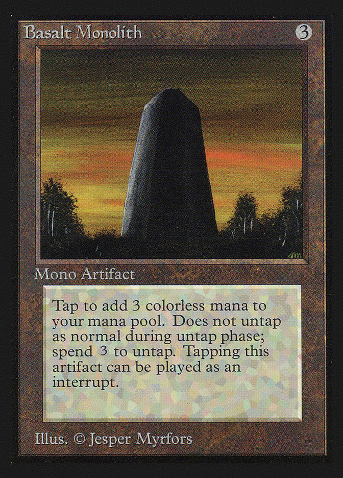 Basalt Monolith [Collectors' Edition] | Golgari Games