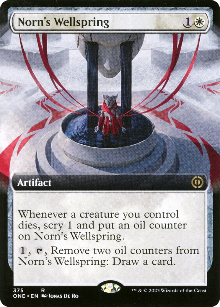 Norn's Wellspring (Extended Art) [Phyrexia: All Will Be One] | Golgari Games