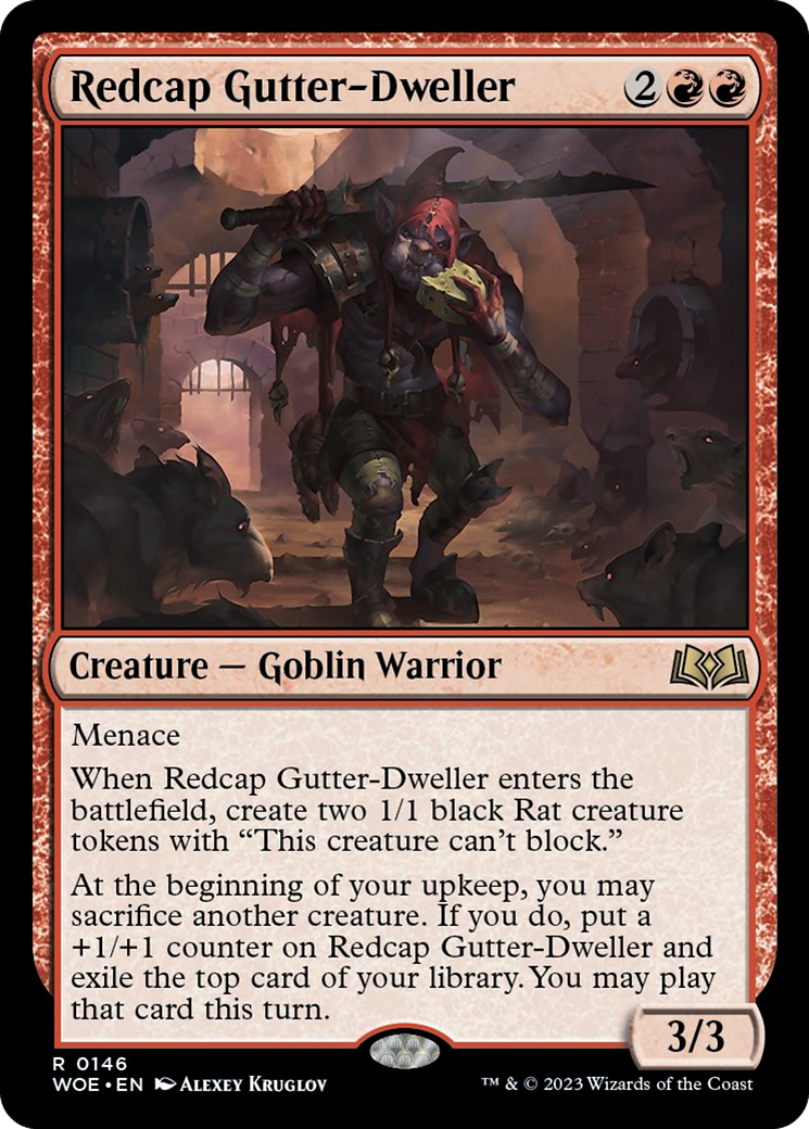 Redcap Gutter-Dweller [Wilds of Eldraine] | Golgari Games