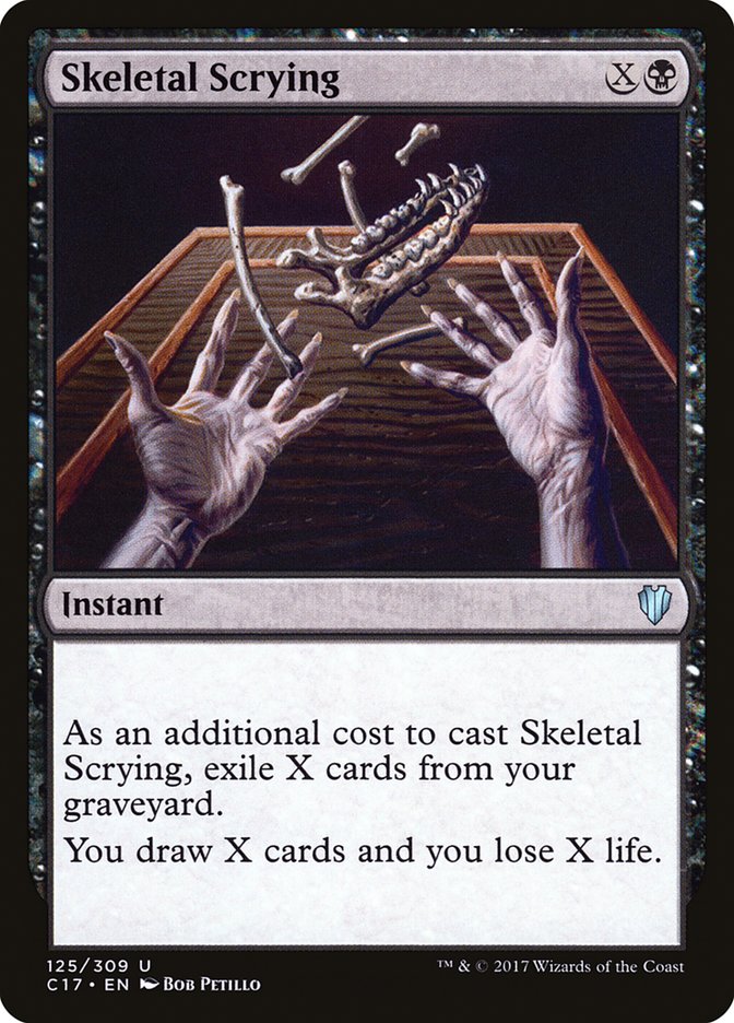 Skeletal Scrying [Commander 2017] | Local Legends
