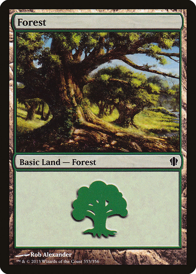 Forest (353) [Commander 2013] | Golgari Games