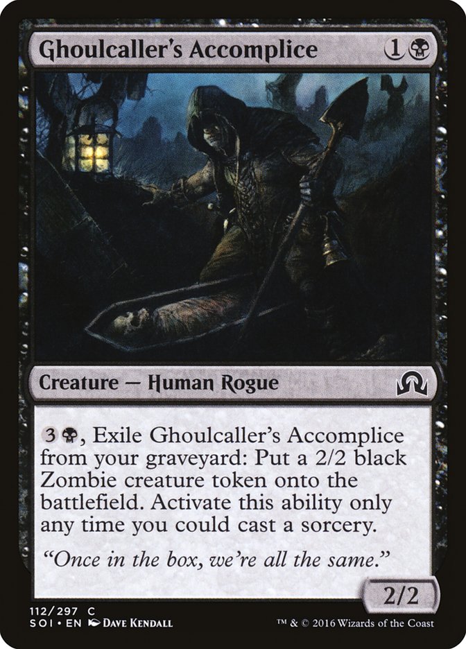 Ghoulcaller's Accomplice [Shadows over Innistrad] | Golgari Games