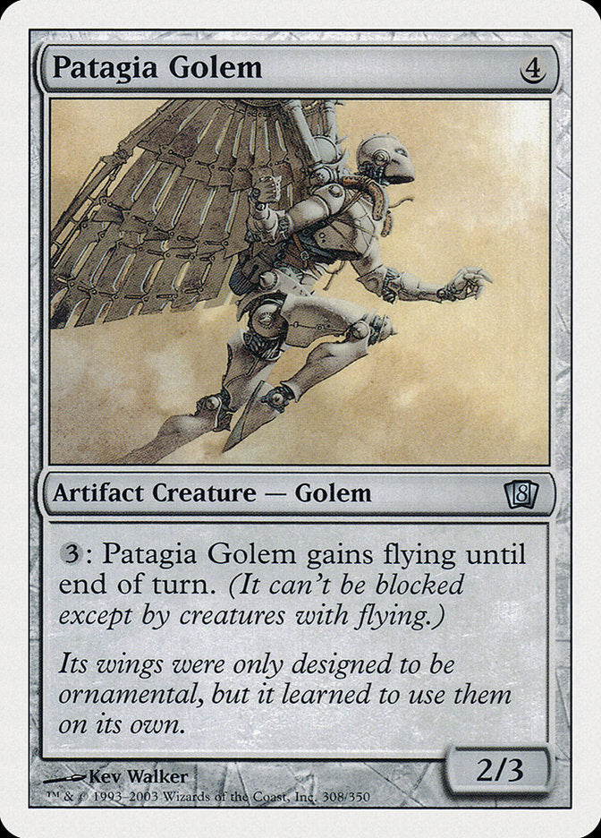 Patagia Golem [Eighth Edition] | Local Legends
