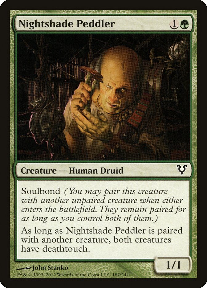 Nightshade Peddler [Avacyn Restored] | Golgari Games