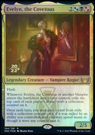 Evelyn, the Covetous [Streets of New Capenna Prerelease Promos] | Local Legends
