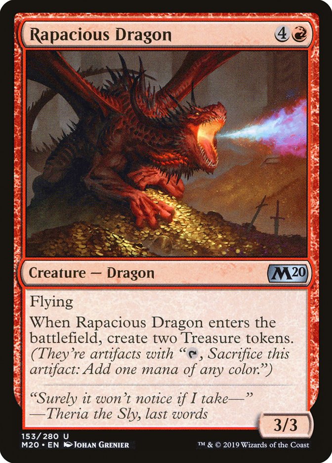 Rapacious Dragon [Core Set 2020] | Local Legends