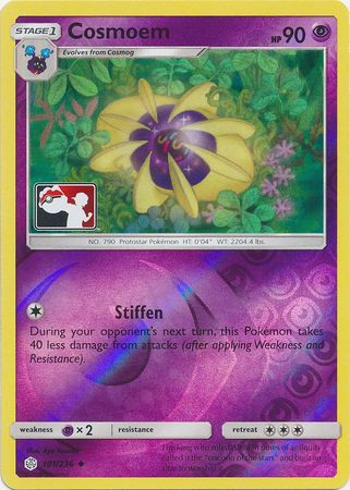 Cosmoem (101/236) (Pokemon Club Special Print) [Sun & Moon: Cosmic Eclipse] | Golgari Games