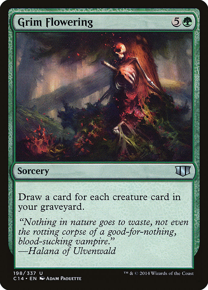 Grim Flowering [Commander 2014] | Golgari Games