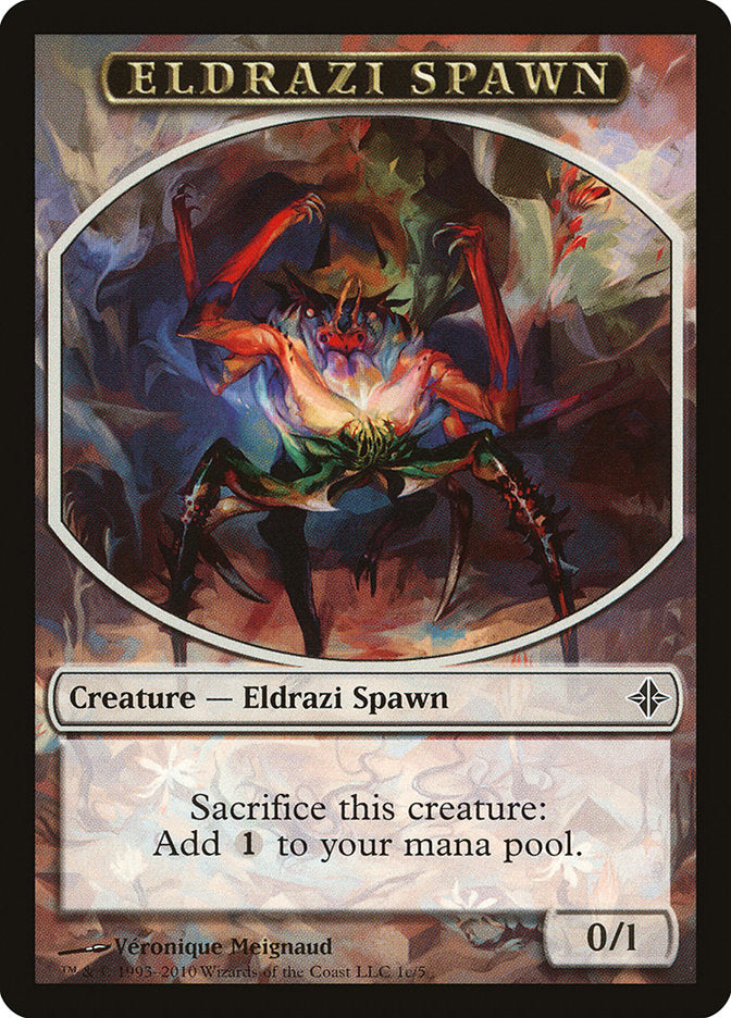 Eldrazi Spawn Token (1c/5) [Rise of the Eldrazi Tokens] | Golgari Games