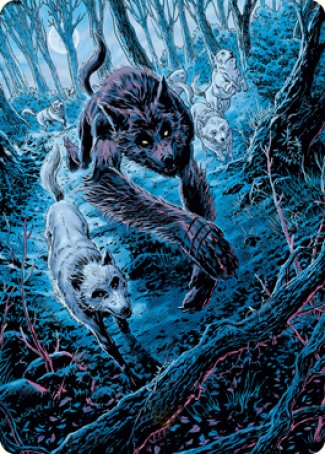 Untamed Pup Art Card [Innistrad: Midnight Hunt Art Series] | Local Legends