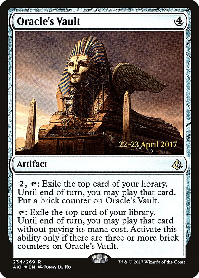 Oracle's Vault [Amonkhet Prerelease Promos] | Golgari Games