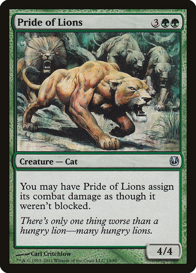 Pride of Lions [Duel Decks: Ajani vs. Nicol Bolas] | Local Legends