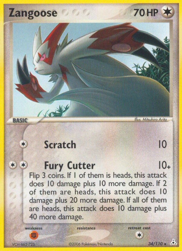 Zangoose (34/110) [EX: Holon Phantoms] | Golgari Games