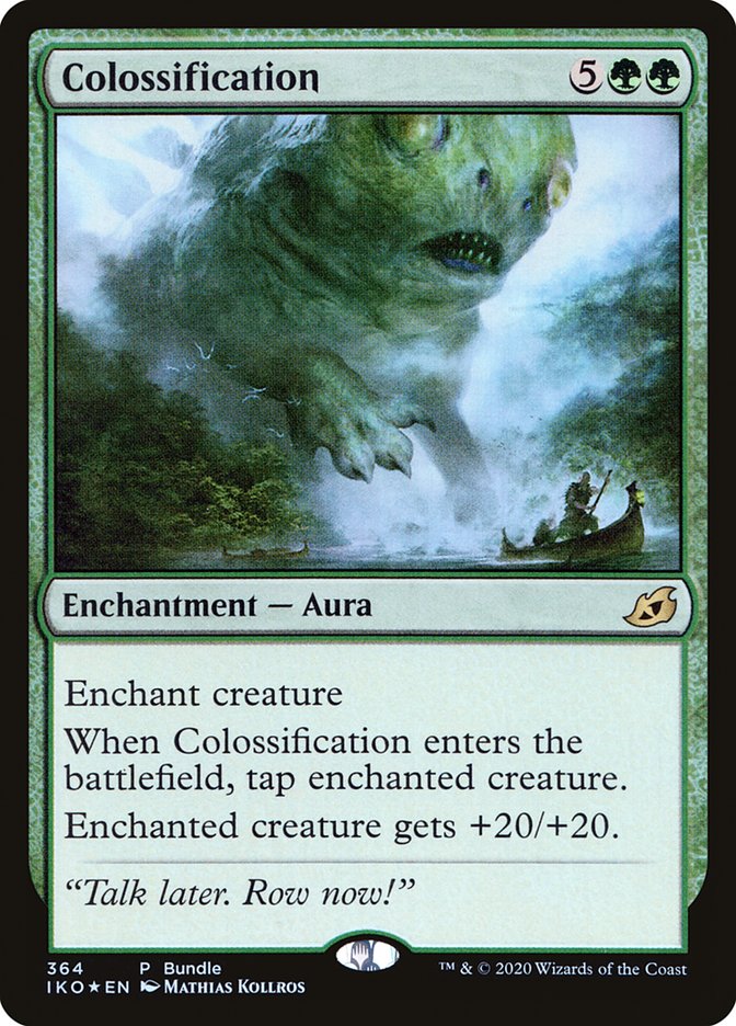 Colossification (364) [Ikoria: Lair of Behemoths Promos] | Golgari Games