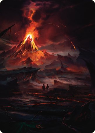 Valley of Gorgoroth Art Card [The Lord of the Rings: Tales of Middle-earth Art Series] | Local Legends