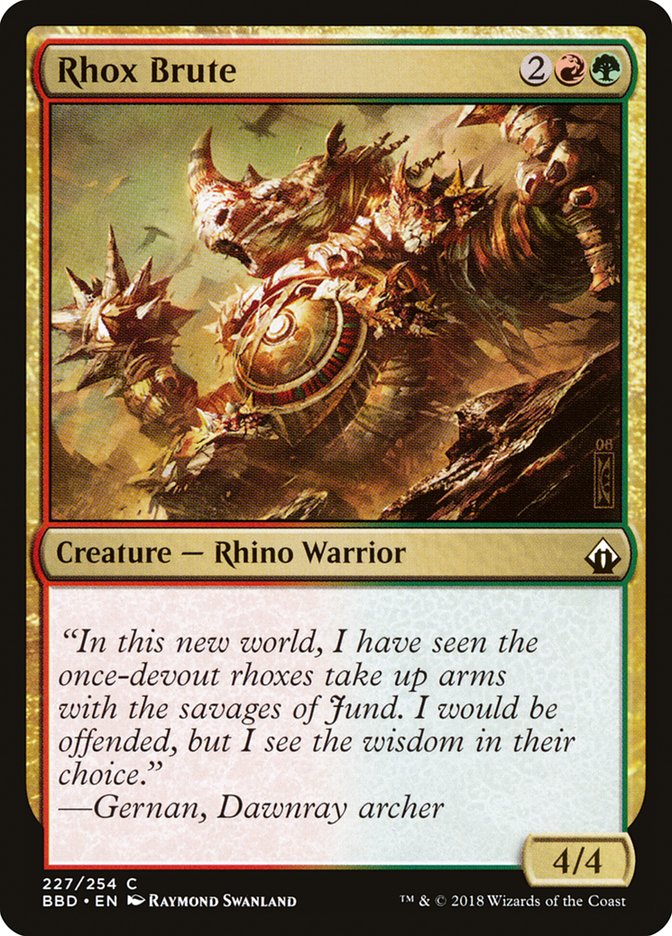 Rhox Brute [Battlebond] | Golgari Games