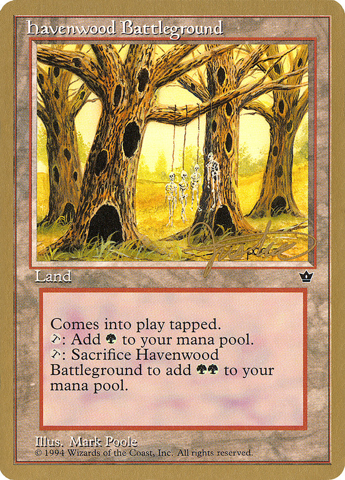 Havenwood Battleground (Mark Justice) [Pro Tour Collector Set] | Local Legends
