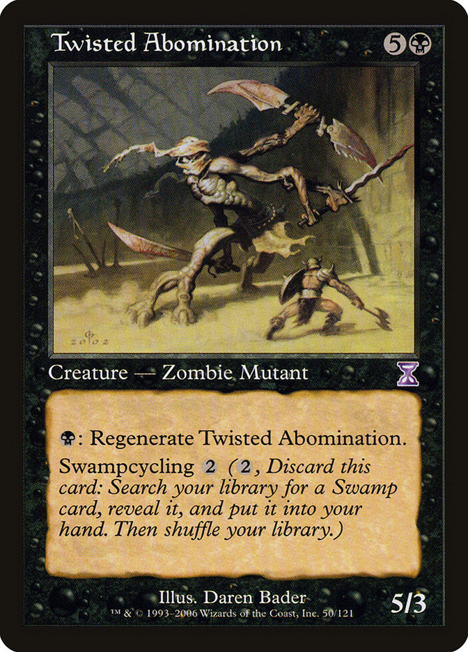 Twisted Abomination [Time Spiral Timeshifted] | Golgari Games