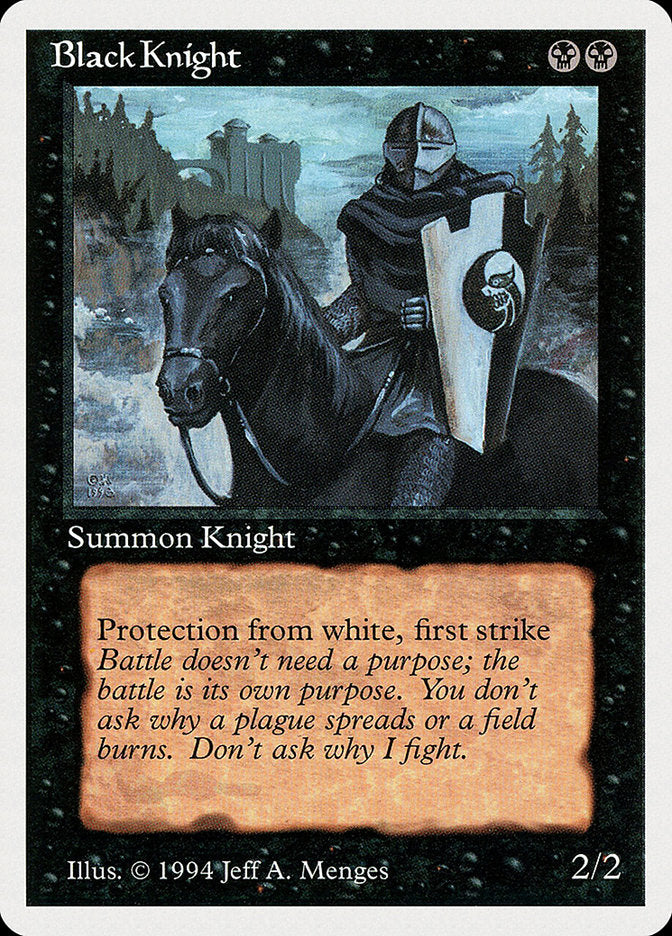 Black Knight [Summer Magic / Edgar] | Golgari Games