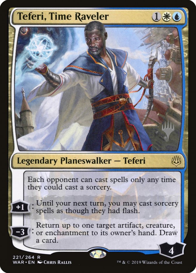 Teferi, Time Raveler (Promo Pack) [War of the Spark Promos] | Golgari Games