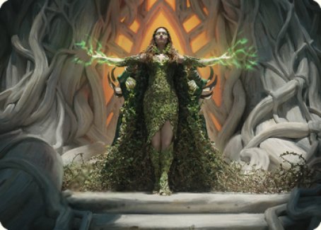 Titania, Voice of Gaea Art Card [The Brothers' War Art Series] | Golgari Games