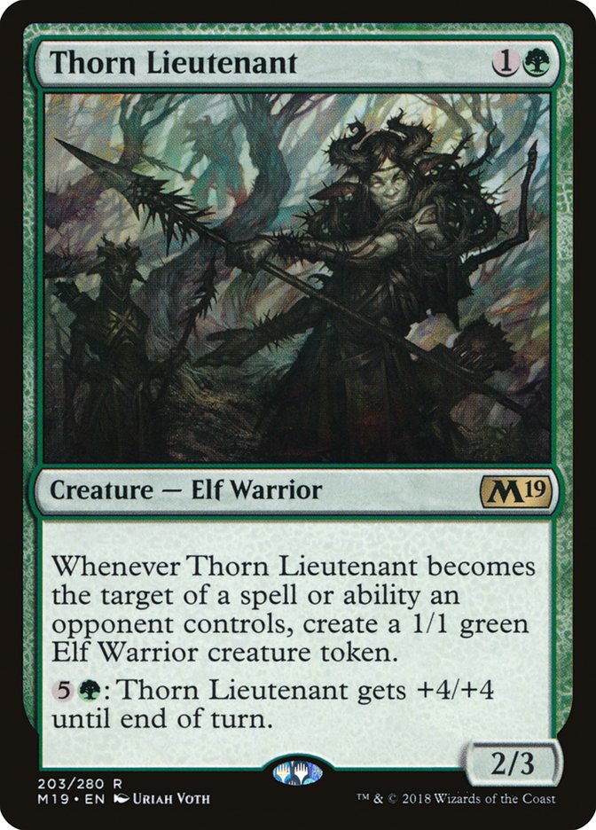 Thorn Lieutenant [Core Set 2019] | Golgari Games