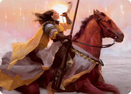 Sunrise Cavalier Art Card [Innistrad: Midnight Hunt Art Series] | Local Legends