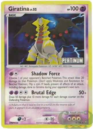 Giratina (4/146) [Burger King Promos: 2009 Collection] | Golgari Games