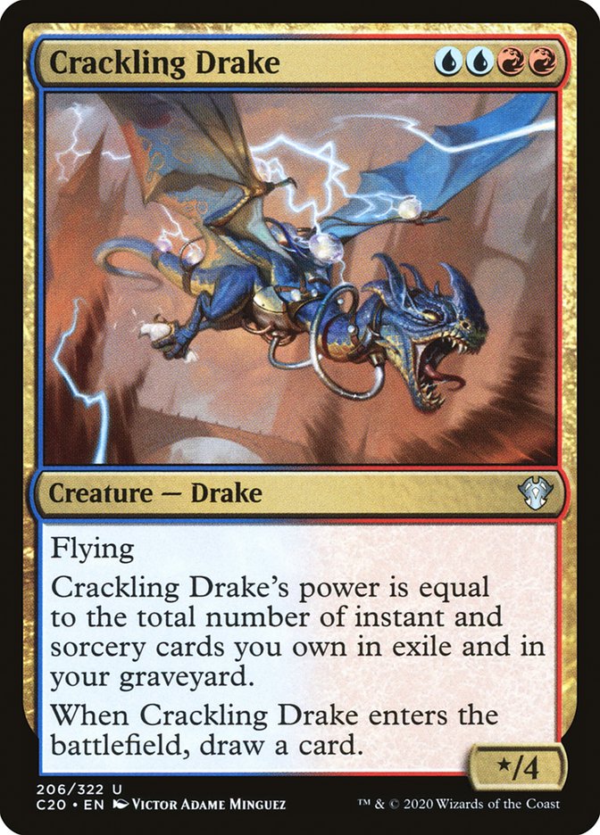 Crackling Drake [Commander 2020] | Local Legends