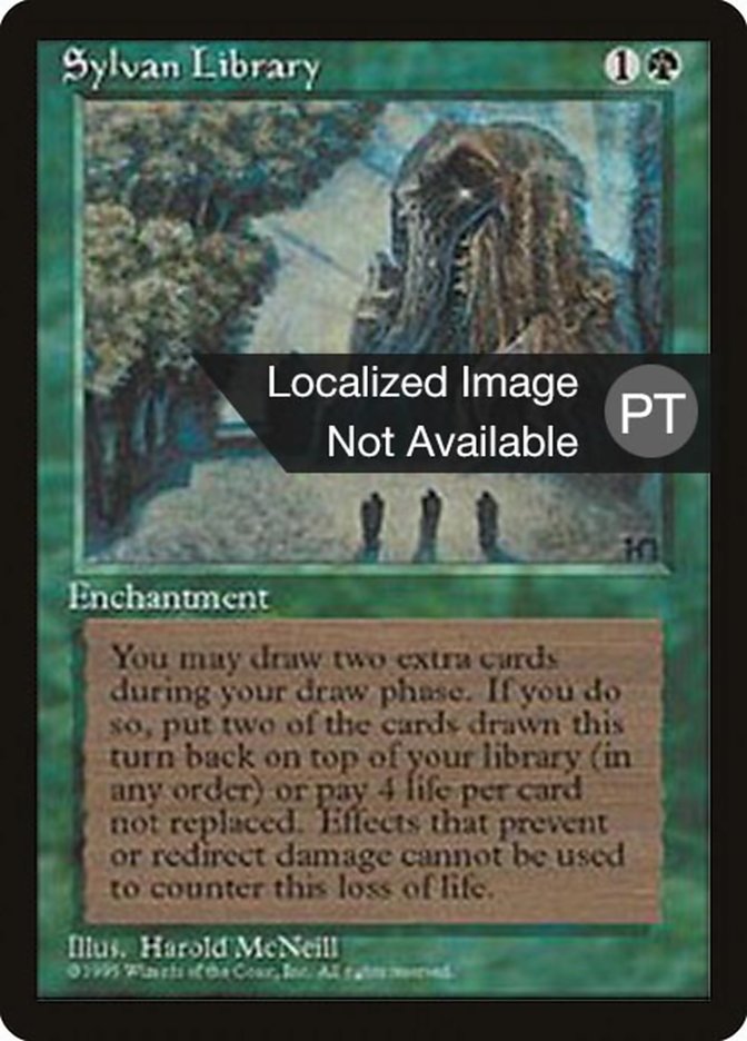 Sylvan Library [Fourth Edition (Foreign Black Border)] | Local Legends