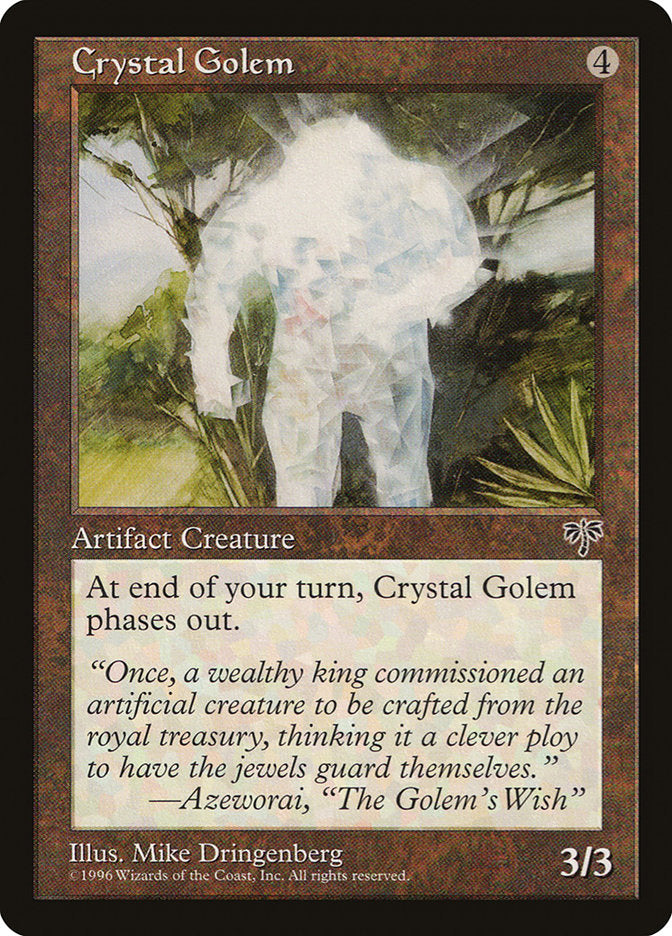 Crystal Golem [Mirage] | Golgari Games