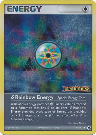 Rainbow Energy (88/101)(Delta Species) (Stamped) [EX: Dragon Frontiers] | Golgari Games