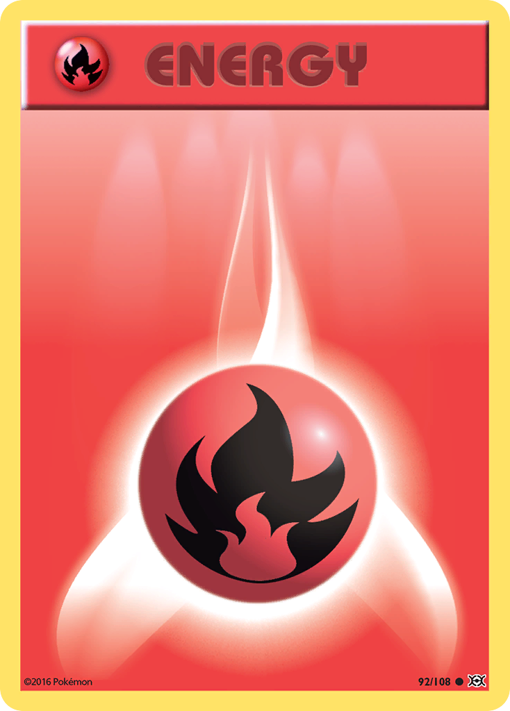 Fire Energy (92/108) [XY: Evolutions] | Golgari Games