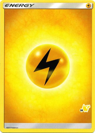 Lightning Energy (Pikachu Stamp #39) [Battle Academy 2020] | Local Legends