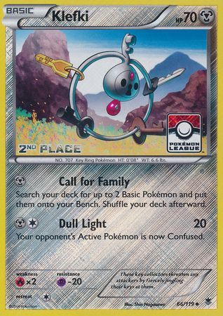 Klefki (66/119) (League Promo 2nd Place) [XY: Phantom Forces] | Golgari Games