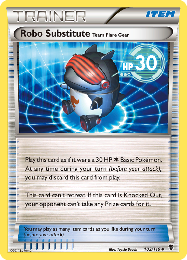 Robo Substitute Team Flare Gear (102/119) [XY: Phantom Forces] | Golgari Games