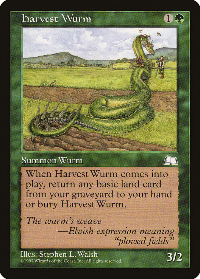 Harvest Wurm [Weatherlight] | Golgari Games