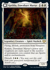 Katilda, Dawnhart Martyr // Katilda's Rising Dawn [Innistrad: Crimson Vow] | Golgari Games