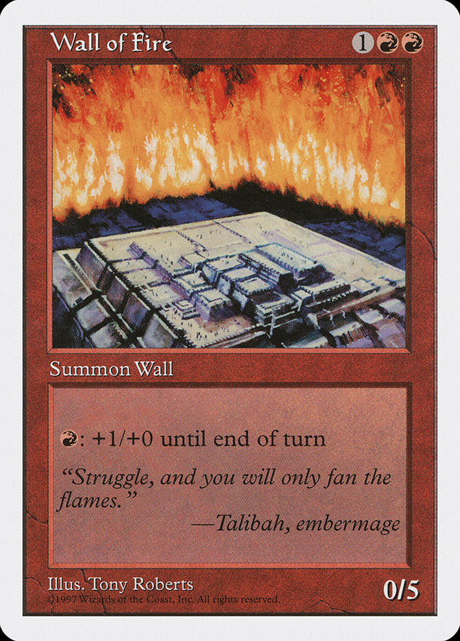 Wall of Fire [Fifth Edition] | Local Legends