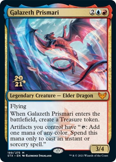 Galazeth Prismari [Strixhaven: School of Mages Prerelease Promos] | Golgari Games