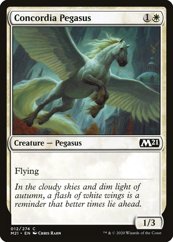 Concordia Pegasus [Core Set 2021] | Golgari Games