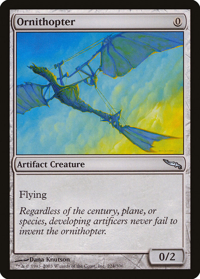 Ornithopter [Mirrodin] | Golgari Games