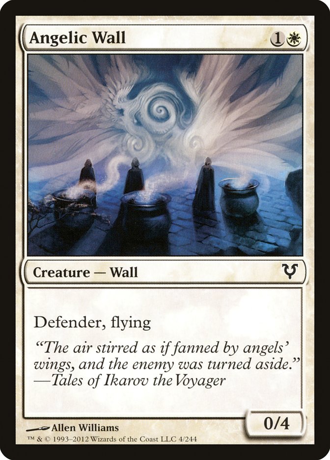 Angelic Wall [Avacyn Restored] | Golgari Games