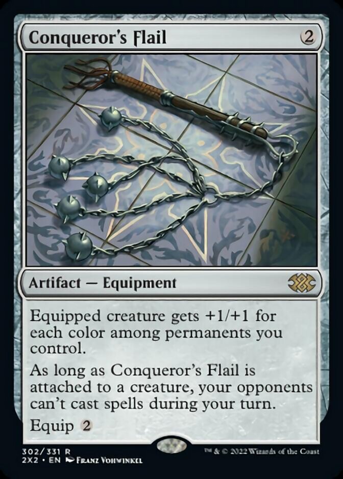 Conqueror's Flail [Double Masters 2022] | Golgari Games