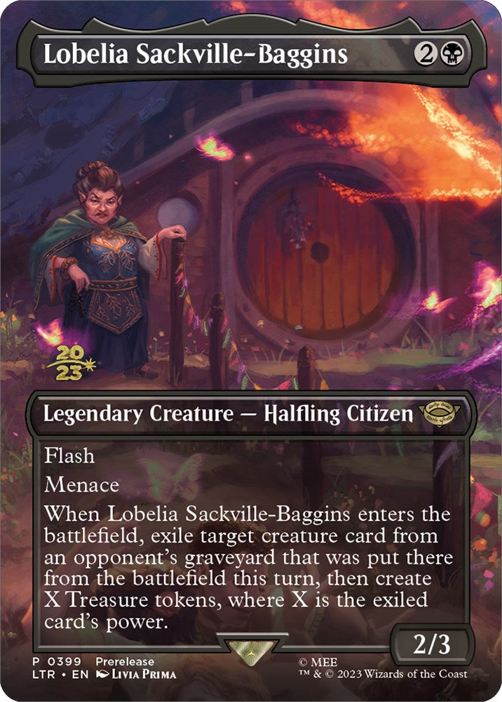 Lobelia Sackville-Baggins (399) [The Lord of the Rings: Tales of Middle-Earth Prerelease Promos] | Local Legends