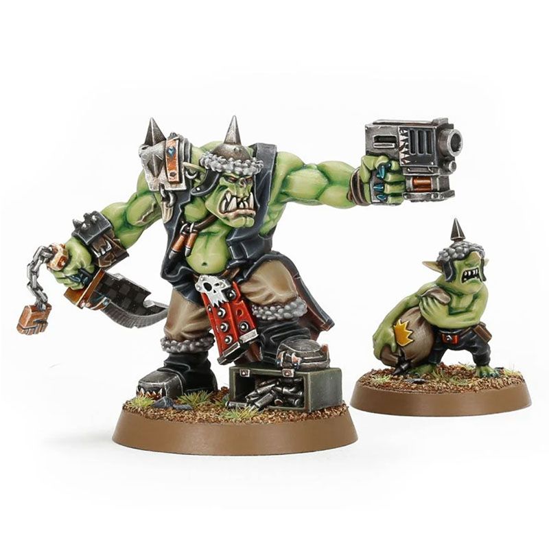 Warhammer 40k: Orks Gorzag Gitstompa and Nikkit | Golgari Games